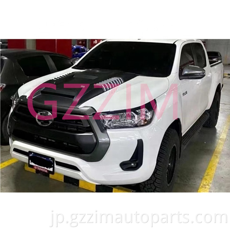 Best Selling Quality Hood Scoop Cover Plastic Bonnet Hood For Hilux Revo 2022 3